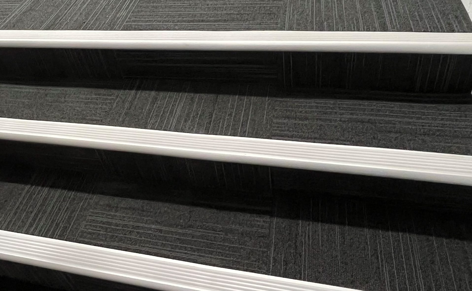Carpet tiles in a commercial interior