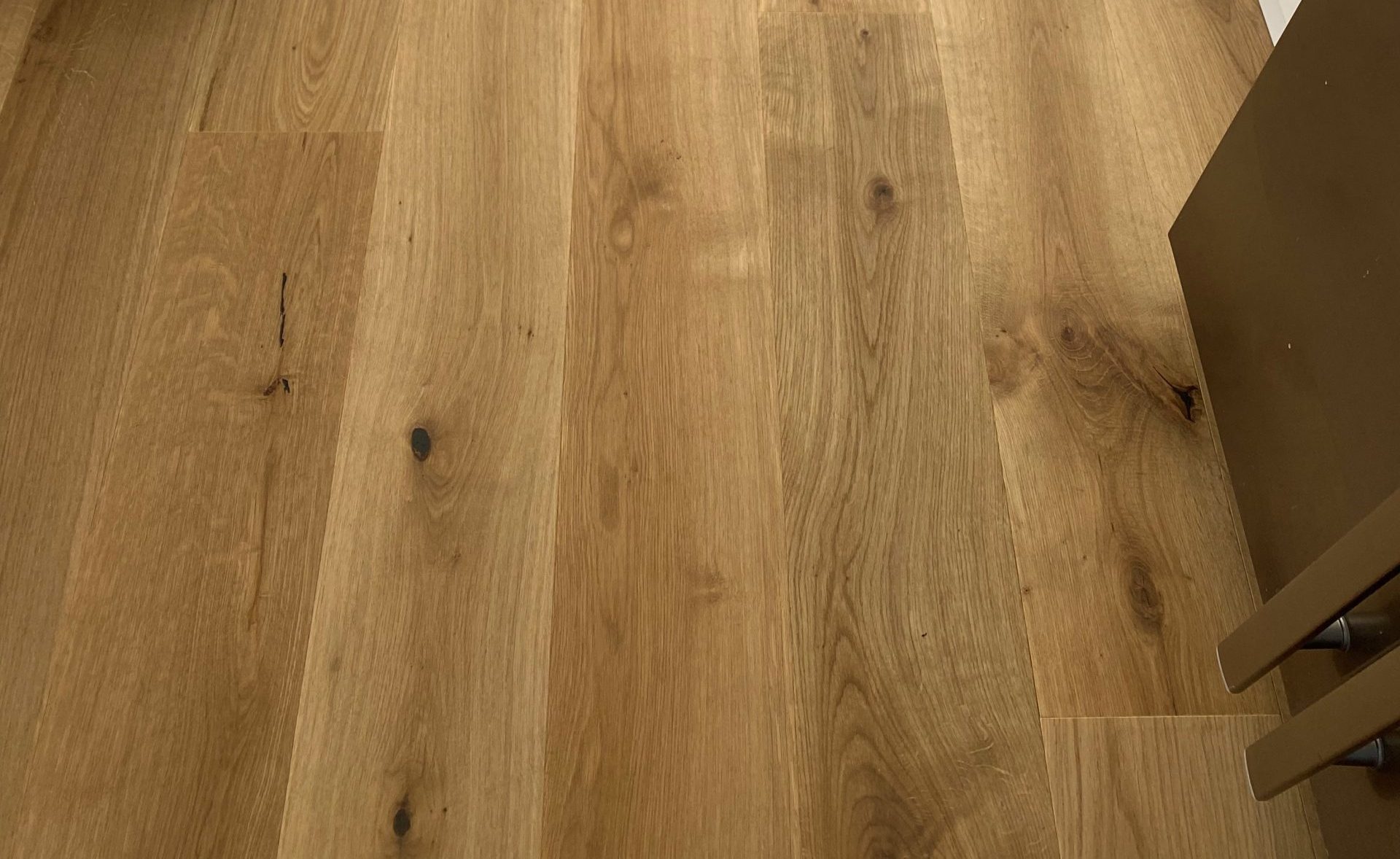 Engineered timber flooring in a styled interior