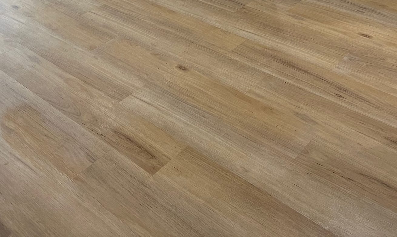 Laminate flooring in a living room