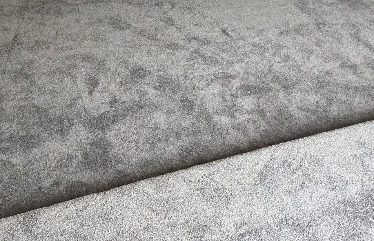 Carpet flooring installed in a living room