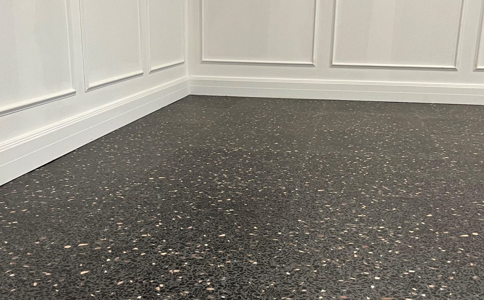 Vinyl tile flooring in a modern interior